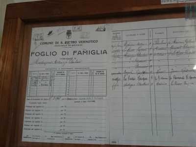 Cosimo intanto ci mostra anche il foglio di famiglia di Domenico... 